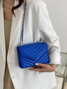 Shein Mini Chevron Flap Square Bag