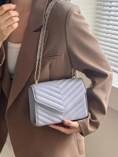 Shein Mini Chevron Flap Square Bag