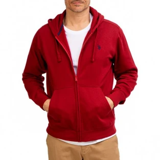 U.S. Polo Assn. Men's Fleece Full Zip Fleece Hoodie