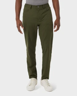 32 Degrees Men's Stretch Woven 5 Pocket Tapered Pant