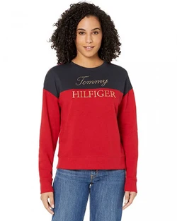 Tommy Hilfiger Color-Block Logo Pullover