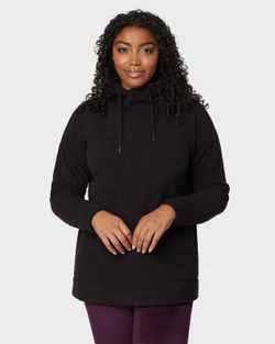 32 Degrees Women's Shorthair Sherpa Pullover Hoodie