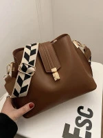 Shein Metal Buckle Bucket Bag