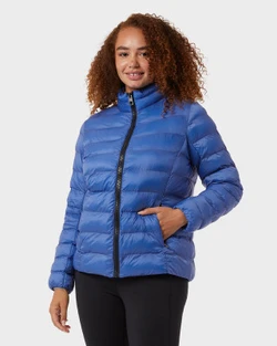 32 Degrees Women's Lightweight Recycled Poly-fill Packable Neon Jacket