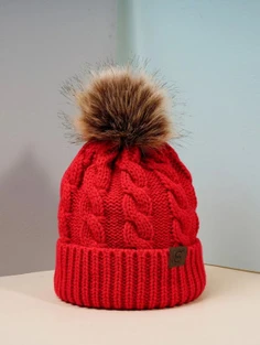Shein Pom Pom Decor Beanie