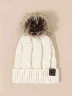 Shein Pom Pom Decor Beanie