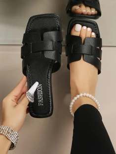 Shein Elegant Outdoors Flat Slippers