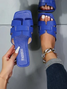 Shein Elegant Outdoors Flat Slippers