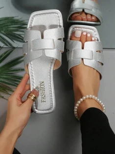 Shein Elegant Outdoors Flat Slippers