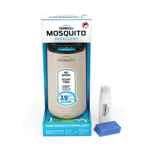 ‎Thermacell Repellents, Inc. Patio Shield Mosquito Repeller with 12-Hour Fuel Cartridge and 3 Repellent Mats
