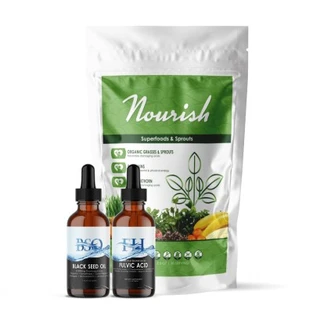 HBNaturals Family Wellness Kit With Fulvic Liquid  (1 ounce - 30 ml)