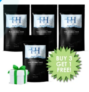 HBNaturals Fulvic Acid Mineral Powder ( Buy 3 Get 1 Free) 