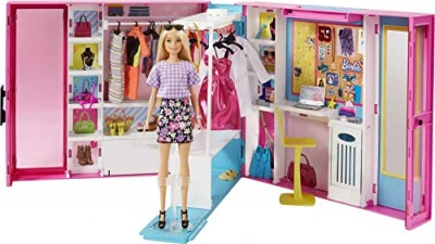 Barbie Barbie Dream Closet With Blonde Doll & 25+ Pieces Toy