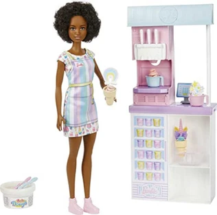 Barbie Barbie Careers Doll & Accessories Ice Cream Shop Playset With