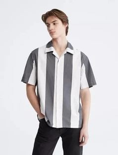 Calvin Klein Stripe Camp Button-Down Shirt