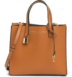 MARC JACOBS Mini Grind Coated Leather Tote