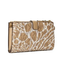 Michael Kors Jet Set Double Zip Wristlet Camel Multi 