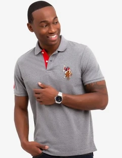 U.S. Polo Assn. Multi Color Big Logo Polo Shirt