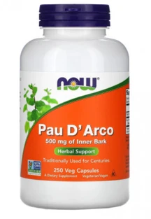 Now Foods Pau D' Arco, 500 mg, 250 Veg Capsules