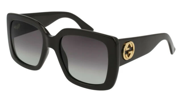 Gucci Gradient Grey Square Ladies Sunglasses, GG0141SN