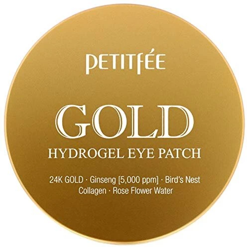 Petitfee Gold Hydrogel Eye Patch, 60 Pieces