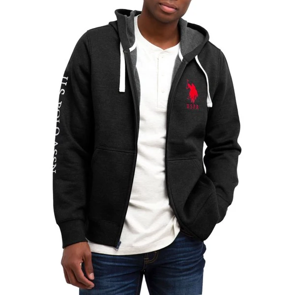 U.S. Polo Assn. Men's Fleece Full Zip Hoodie