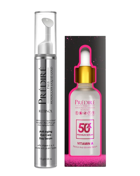 Predire Paris 50X Vitamin A Retinol Anti-Wrinkle & Intensive Rapid Renewal Eye Serum Set