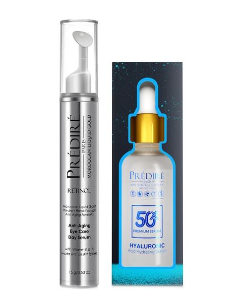Predire Paris 50X Hyaluronic Acid Hydrating & Intensive Rapid Renewal Eye Serum Set