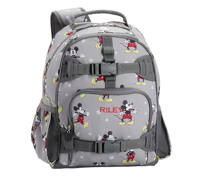 Pottery Barn Kids Mackenzie Gray Disney Mickey Mouse Backpacks, Small