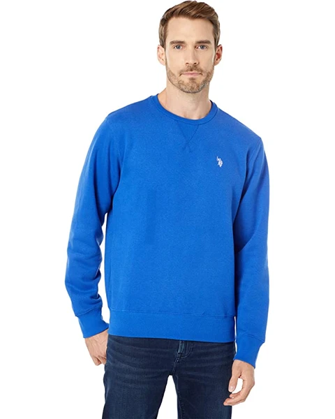 U.S. Polo Assn. Pop Over Crew Neck Fleece