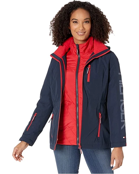 Tommy Hilfiger Women's 29.5" 3-in-1 Systems Jacket