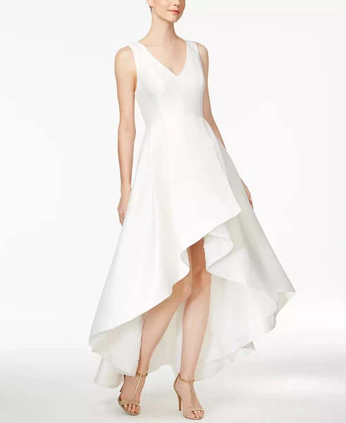 Calvin Klein High-Low A-Line Gown