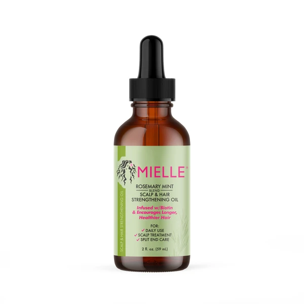 MIELLE Rosemary Mint Scalp & Hair Strengthening Oil 59ml (2.0oz)