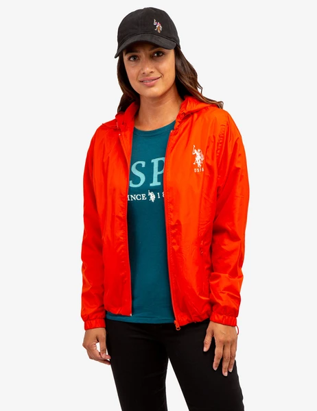 U.S. Polo Assn. Metallic Logo Windbreaker