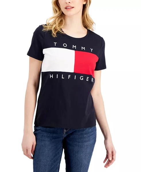 Tommy Hilfiger Women's Big Flag Logo T-Shirt