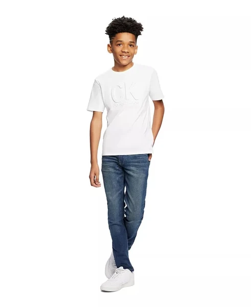 Calvin Klein Big Boys Graphic-Print Cotton T-Shirt