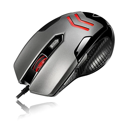 ADESSO ADS Adesso Imouse X1 The Multi-Color 6-Button Gaming Mouse (Red)