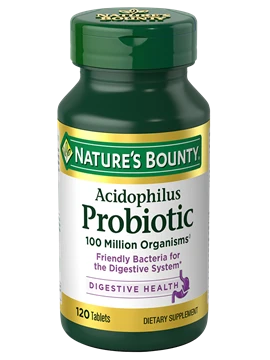 Nature's Bounty Acidophilus Probiotic, 120 Tablets U5